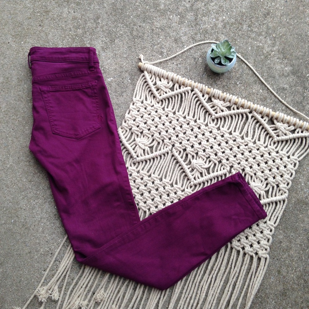 Rich & Skinny Denim Purple Jeans Size 27